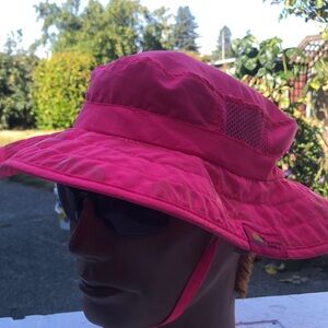 Sun Protective Zone Girls Safari Hat UPF 50+ Kids UV Protection Pink Flowers